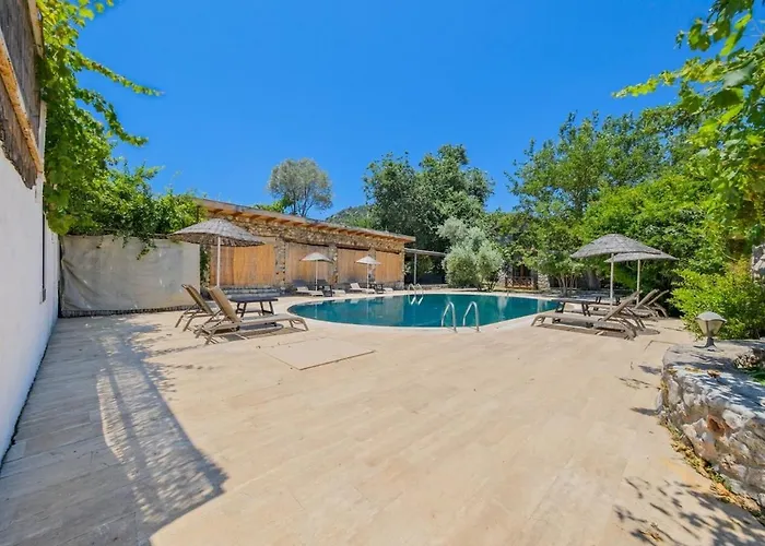 Albavis-10-person Conservative In Kayakoy, Дом отдыха